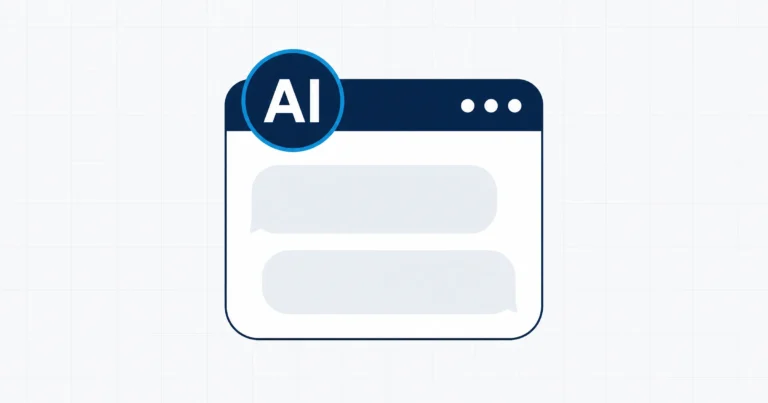 Chatovací okno s povinným označením AI asistenta podle čl. 50 AI Actu
